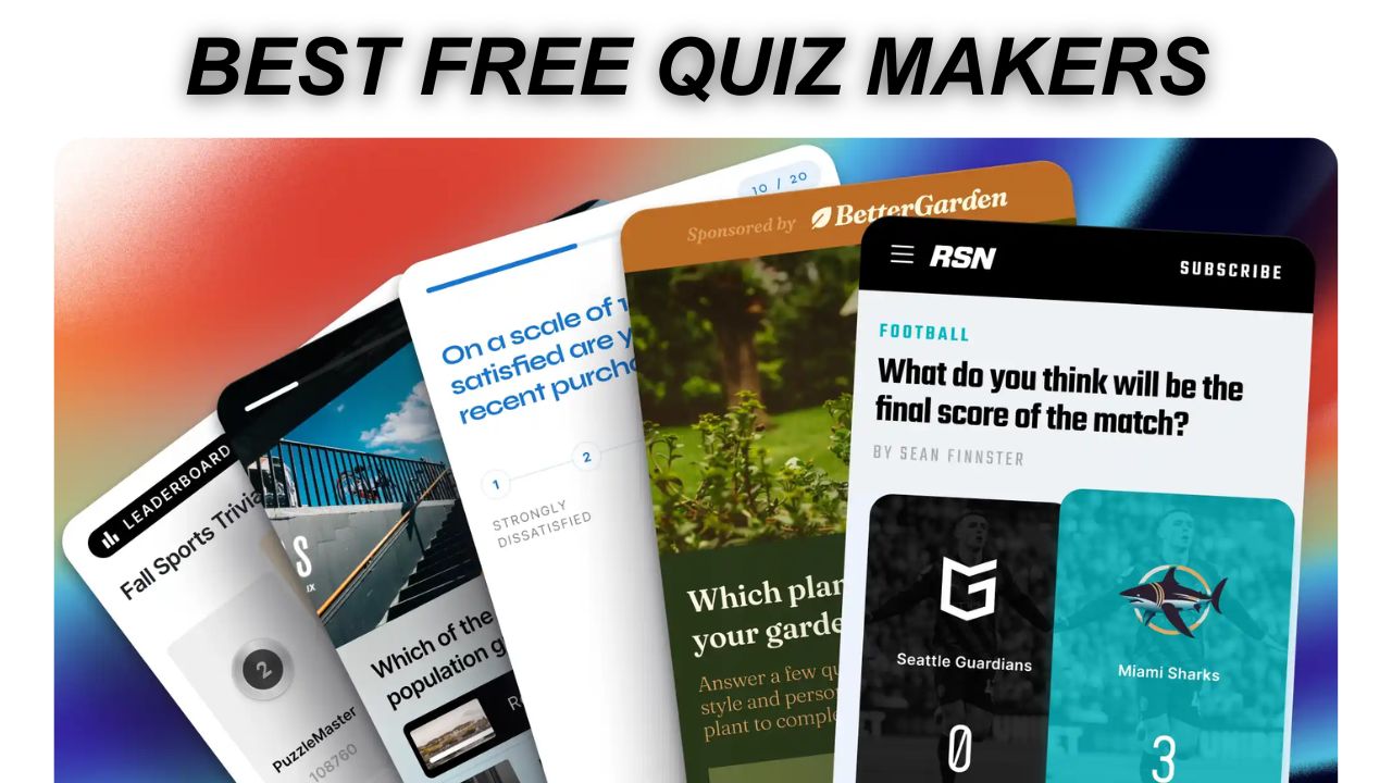 best free quiz makers